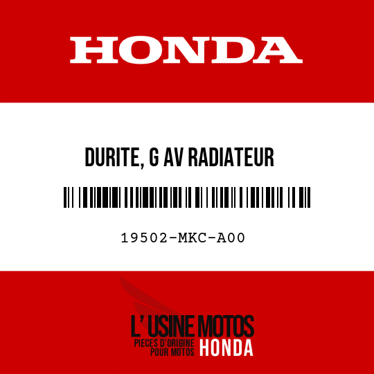 image de 19502-MKC-A00 DURITE, G AV RADIATEUR