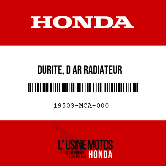 image de 19503-MCA-000 DURITE, D AR RADIATEUR