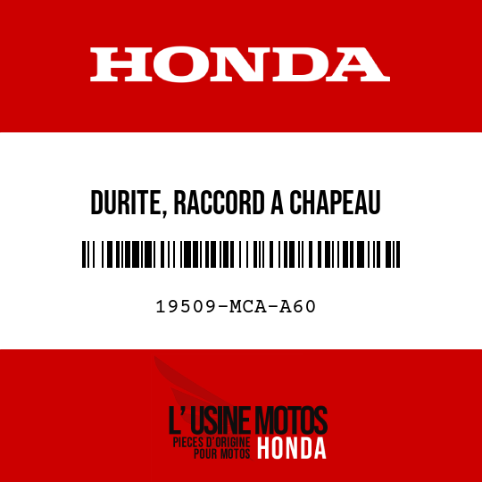 image de 19509-MCA-A60 DURITE, RACCORD A CHAPEAU