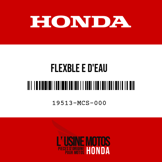 image de 19513-MCS-000 FLEXBLE E D'EAU