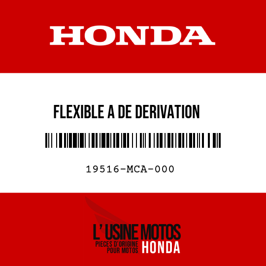 image de 19516-MCA-000 FLEXIBLE A DE DERIVATION