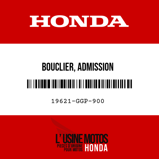 image de 19621-GGP-900 BOUCLIER, ADMISSION