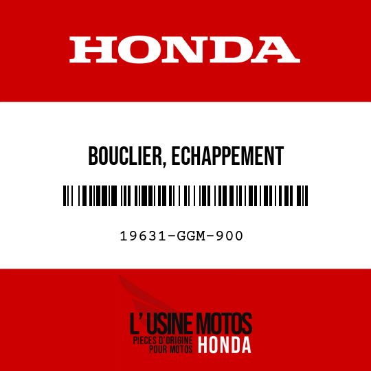 image de 19631-GGM-900 BOUCLIER, ECHAPPEMENT