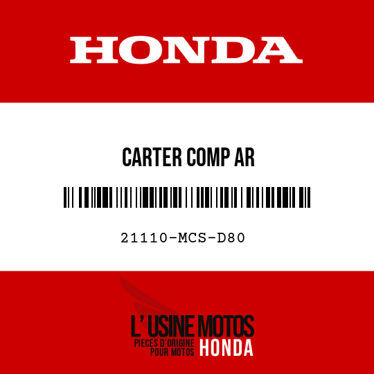 image de 21110-MCS-D80 CARTER COMP AR