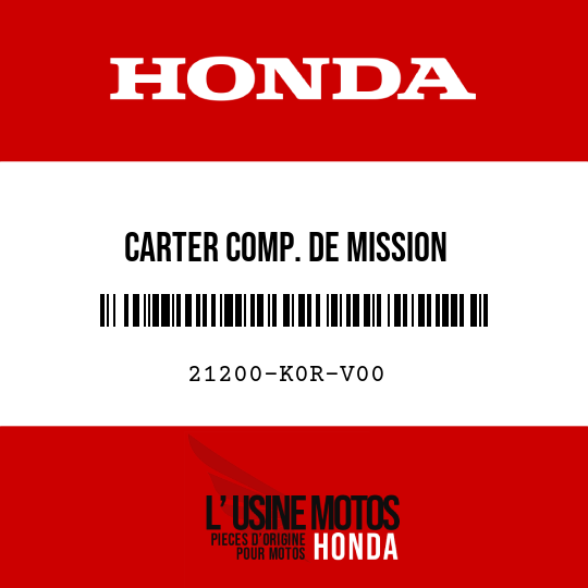 image de 21200-K0R-V00 CARTER COMP. DE MISSION