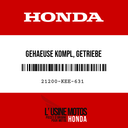 image de 21200-KEE-631 GEHAEUSE KOMPL, GETRIEBE