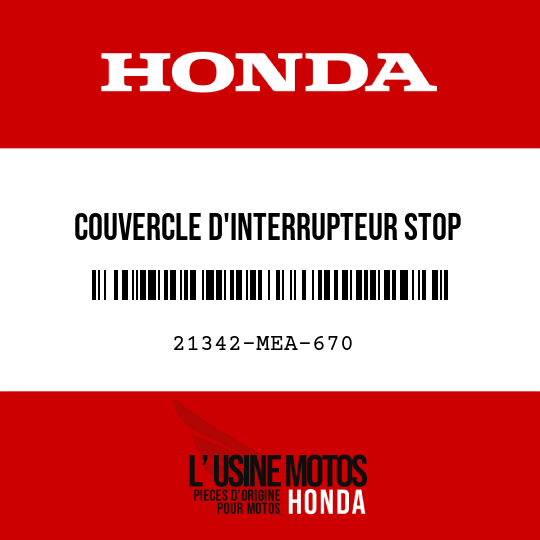 image de 21342-MEA-670 COUVERCLE D'INTERRUPTEUR STOP