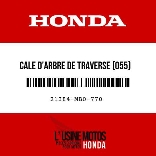 image de 21384-MB0-770 CALE D'ARBRE DE TRAVERSE (055)