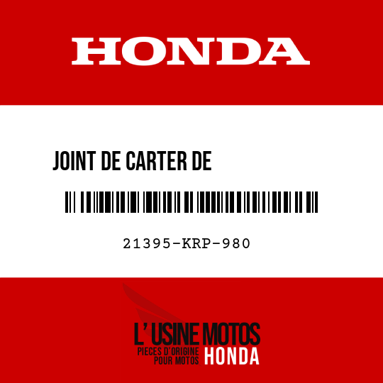 image de 21395-KRP-980 JOINT DE CARTER DE TRANSMISSION