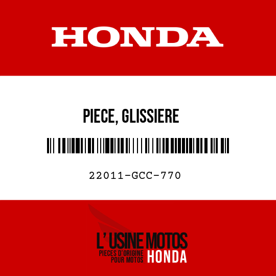 image de 22011-GCC-770 PIECE, GLISSIERE