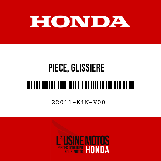 image de 22011-K1N-V00 PIECE, GLISSIERE
