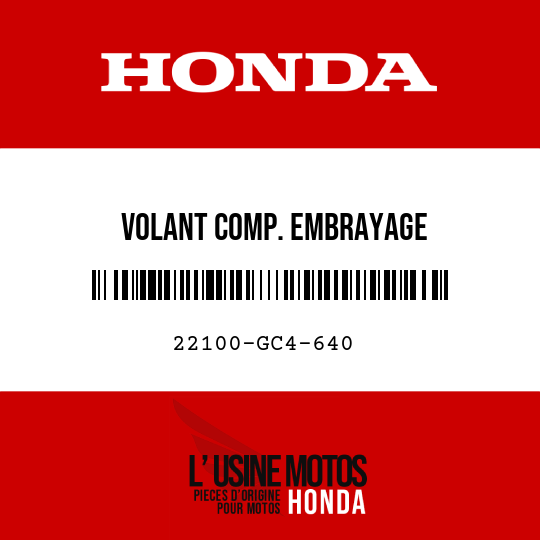 image de 22100-GC4-640 VOLANT COMP. EMBRAYAGE