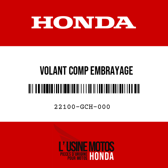 image de 22100-GCH-000 VOLANT COMP EMBRAYAGE
