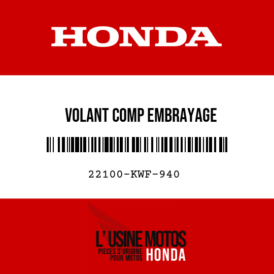 image de 22100-KWF-940 VOLANT COMP EMBRAYAGE