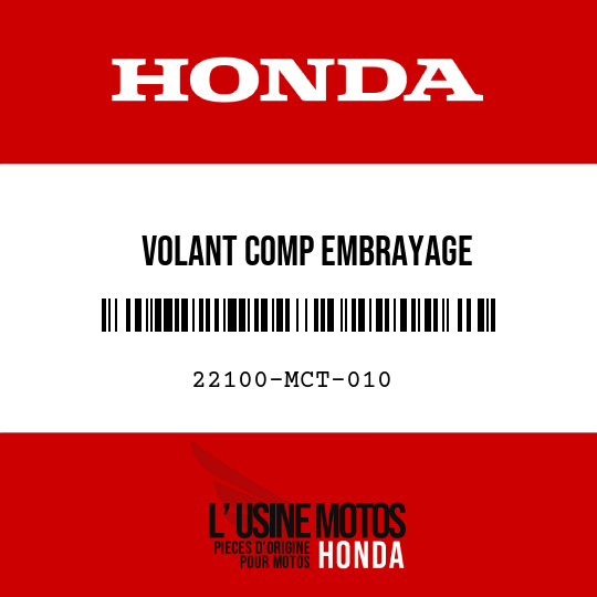 image de 22100-MCT-010 VOLANT COMP EMBRAYAGE