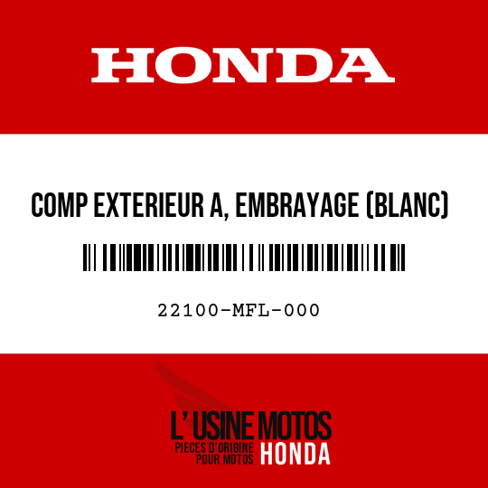 image de 22100-MFL-000 COMP EXTERIEUR A, EMBRAYAGE (BLANC)