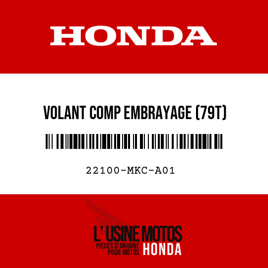image de 22100-MKC-A01 VOLANT COMP EMBRAYAGE (79T)