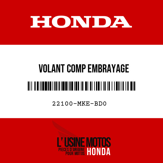 image de 22100-MKE-BD0 VOLANT COMP EMBRAYAGE