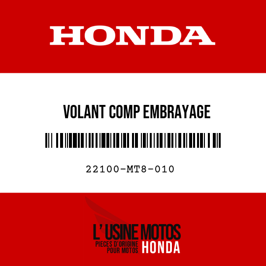 image de 22100-MT8-010 VOLANT COMP EMBRAYAGE