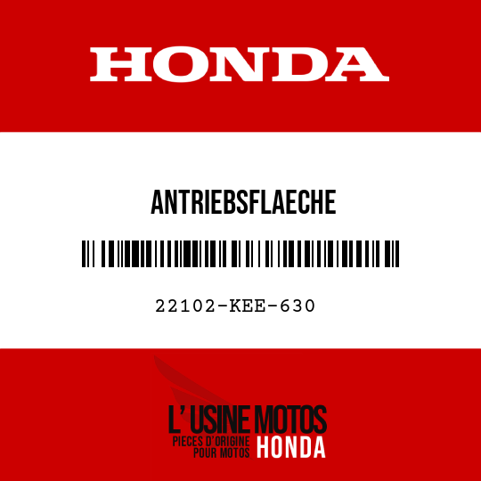image de 22102-KEE-630 ANTRIEBSFLAECHE