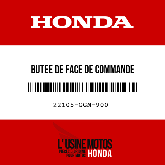 image de 22105-GGM-900 BUTEE DE FACE DE COMMANDE