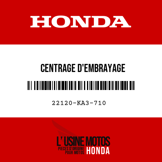 image de 22120-KA3-710 CENTRAGE D'EMBRAYAGE