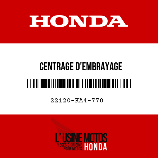 image de 22120-KA4-770 CENTRAGE D'EMBRAYAGE