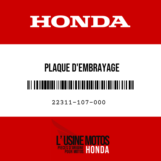 image de 22311-107-000 PLAQUE D'EMBRAYAGE