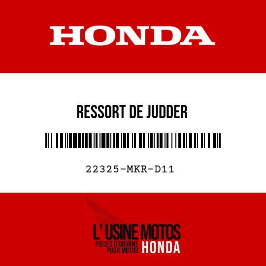 image de 22325-MKR-D11 RESSORT DE JUDDER