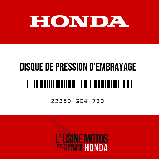 image de 22350-GC4-730 DISQUE DE PRESSION D'EMBRAYAGE