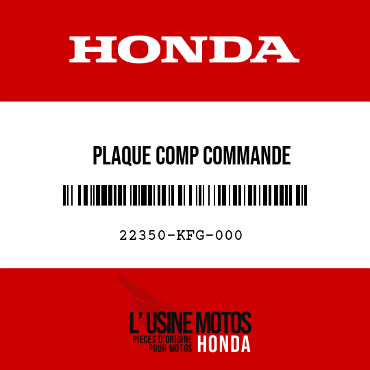 image de 22350-KFG-000 PLAQUE COMP COMMANDE