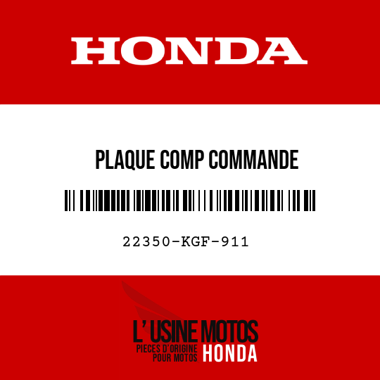 image de 22350-KGF-911 PLAQUE COMP COMMANDE