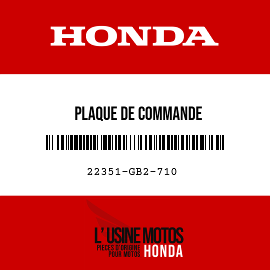 image de 22351-GB2-710 PLAQUE DE COMMANDE