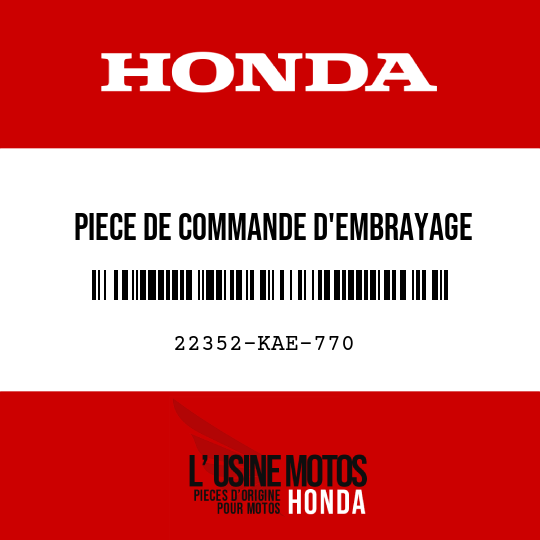 image de 22352-KAE-770 PIECE DE COMMANDE D'EMBRAYAGE