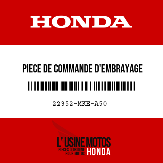 image de 22352-MKE-A50 PIECE DE COMMANDE D'EMBRAYAGE