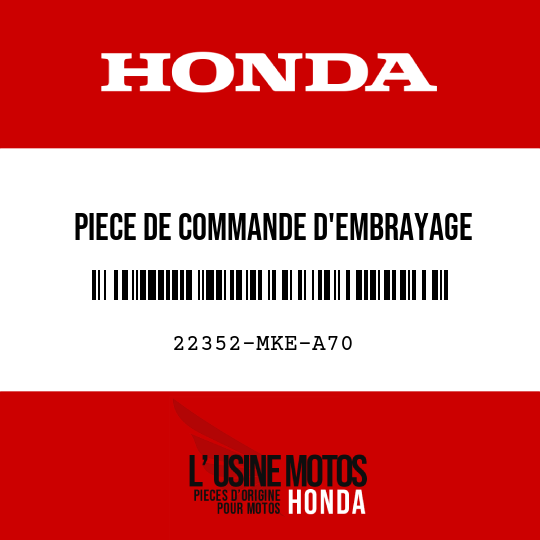 image de 22352-MKE-A70 PIECE DE COMMANDE D'EMBRAYAGE