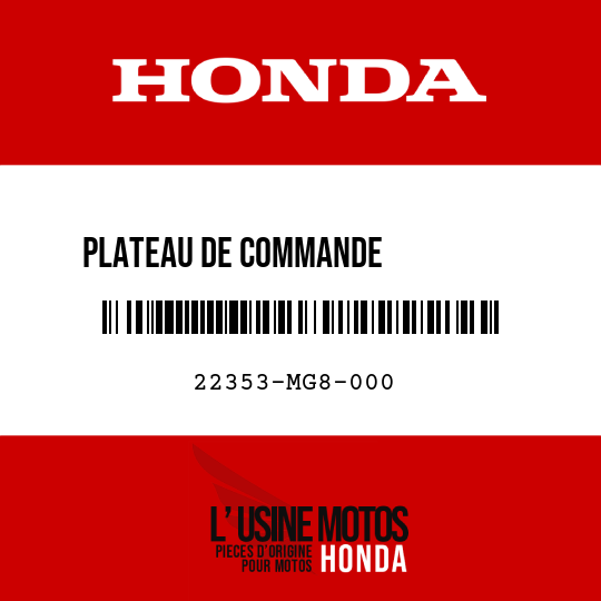 image de 22353-MG8-000 PLATEAU DE COMMANDE           D'EMBRAYAGE
