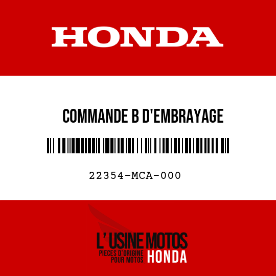 image de 22354-MCA-000 COMMANDE B D'EMBRAYAGE