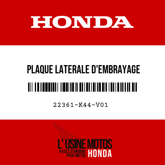 image de 22361-K44-V01 PLAQUE LATERALE D'EMBRAYAGE