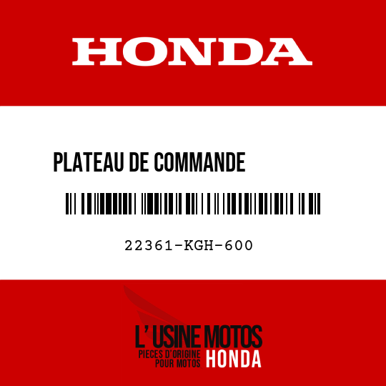 image de 22361-KGH-600 PLATEAU DE COMMANDE           D'EMBRAYAGE