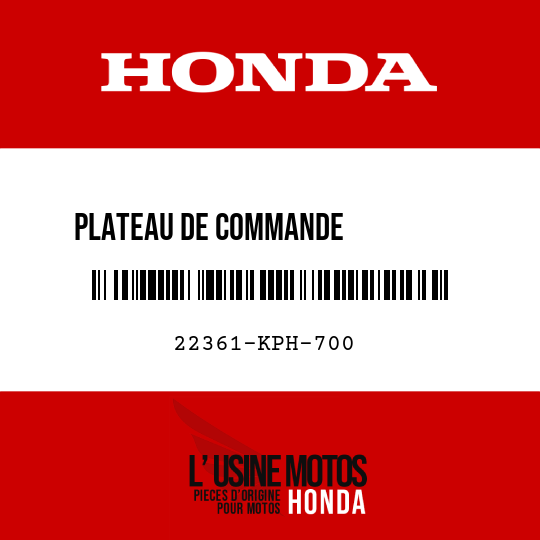 image de 22361-KPH-700 PLATEAU DE COMMANDE           D'EMBRAYAGE