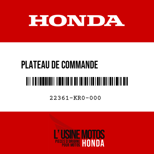 image de 22361-KR0-000 PLATEAU DE COMMANDE           D'EMBRAYAGE