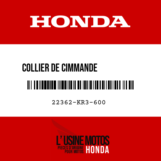 image de 22362-KR3-600 COLLIER DE CIMMANDE           D'EMDRAYAGE