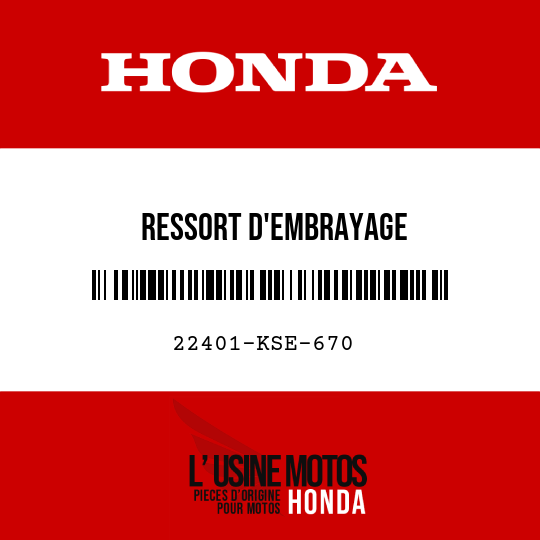 image de 22401-KSE-670 RESSORT D'EMBRAYAGE