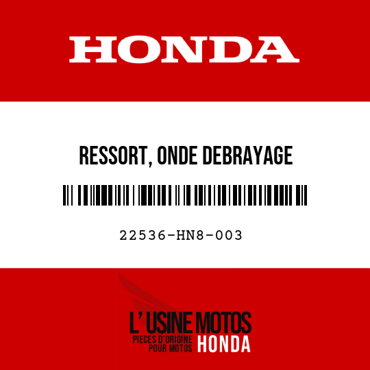 image de 22536-HN8-003 RESSORT, ONDE DEBRAYAGE