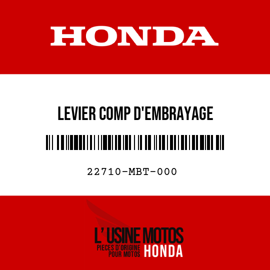 image de 22710-MBT-000 LEVIER COMP D'EMBRAYAGE