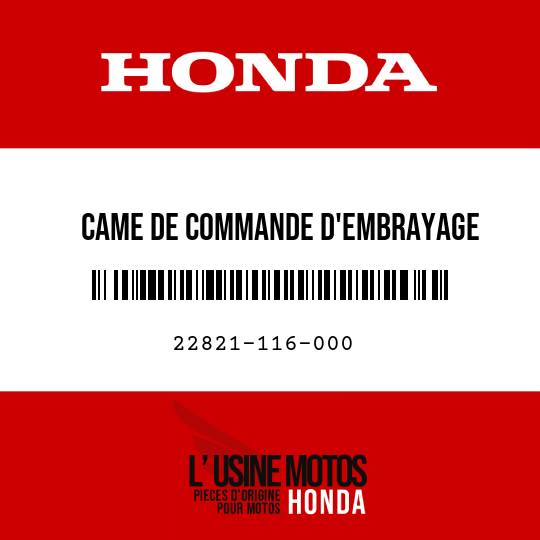 image de 22821-116-000 CAME DE COMMANDE D'EMBRAYAGE