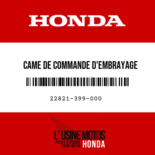 image de 22821-399-000 CAME DE COMMANDE D'EMBRAYAGE