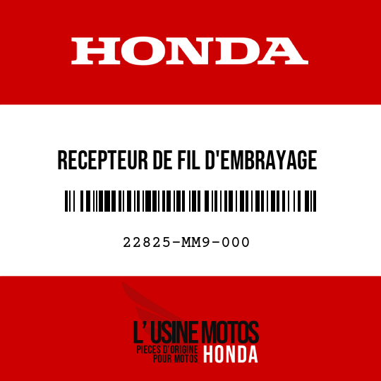 image de 22825-MM9-000 RECEPTEUR DE FIL D'EMBRAYAGE