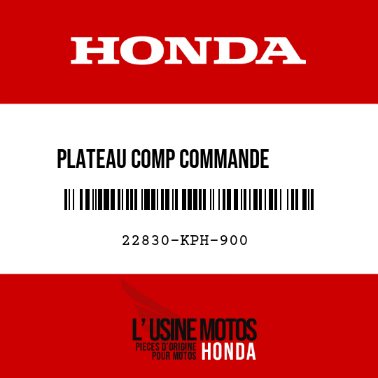 image de 22830-KPH-900 PLATEAU COMP COMMANDE        D'EMBRAYAGE